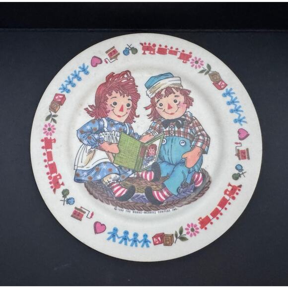 Vintage 1969 Raggedy Ann & Andy Plate – Oneida Deluxe 3119 – Collectible Decor - Picture 3 of 7